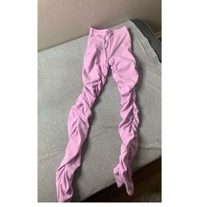 Gsuwoo Stacked Joggers(small,Lavender)